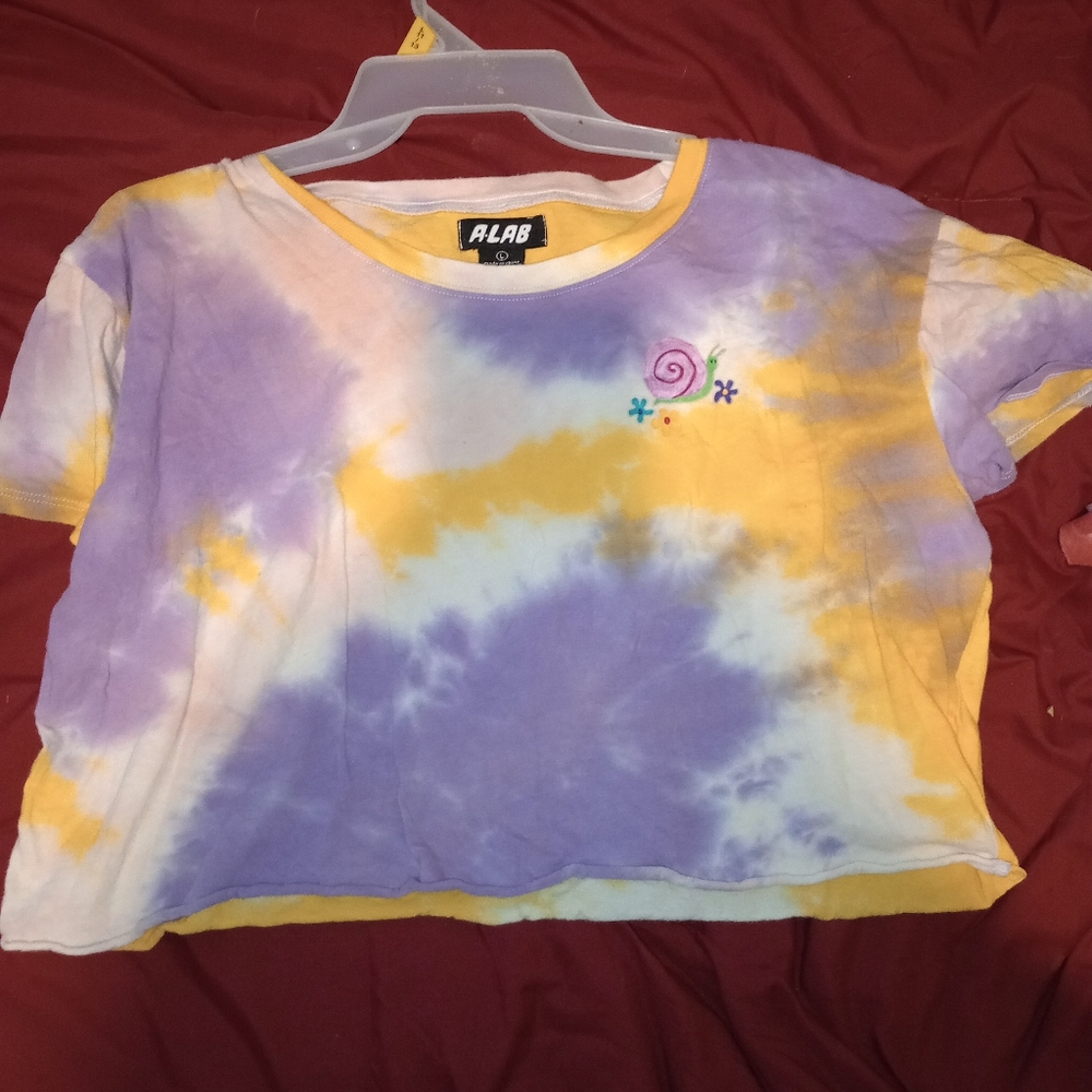 Tie dye crop